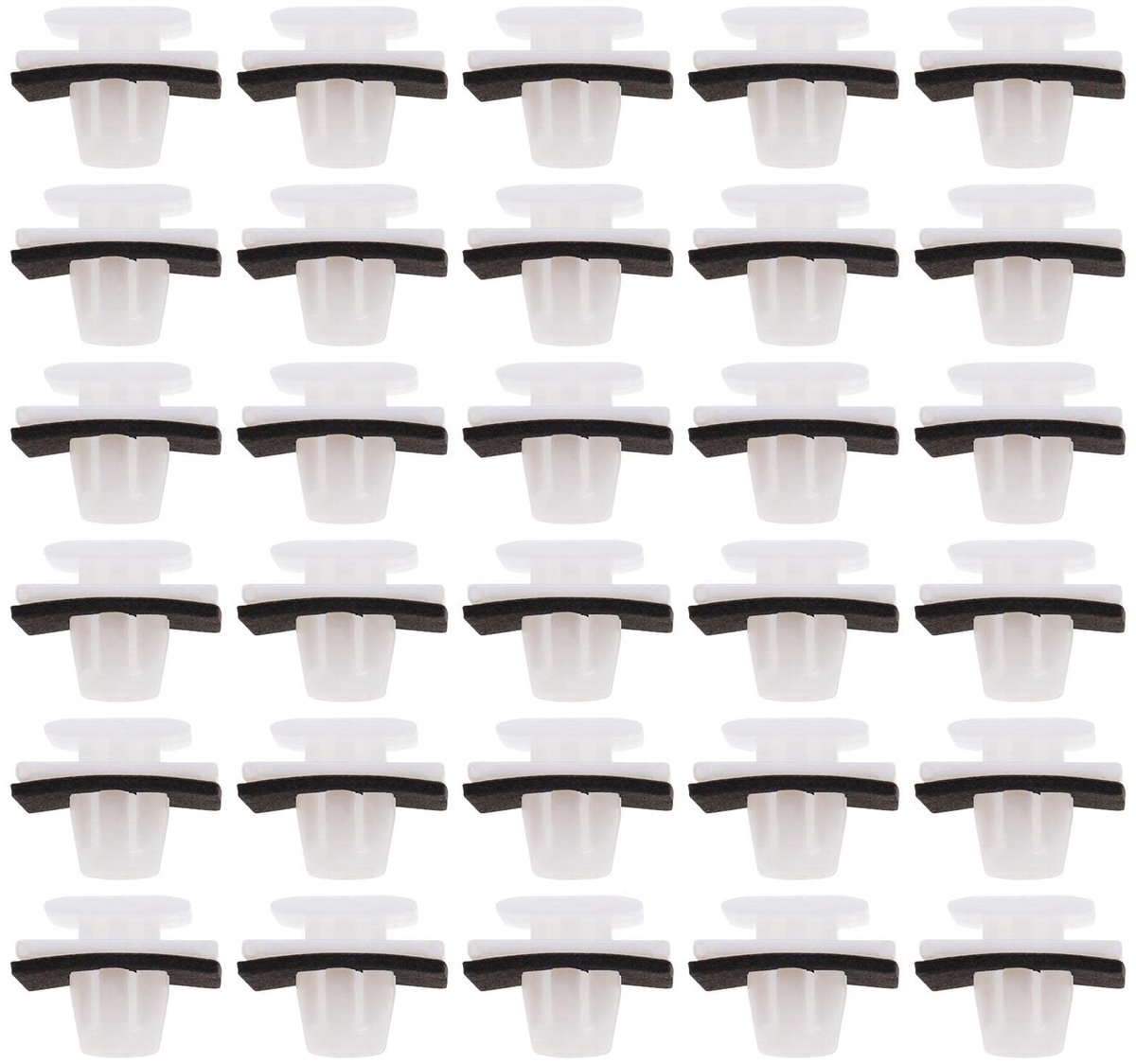 Dailygoods - Dailygoody - Onderste Deur Montage Side Skirts Trim Clips - 30 Stuks - Duurzaam en Betrouwbaar - 14,5 x 11,5 mm - Geschikt voor Honda CR-V - Mode