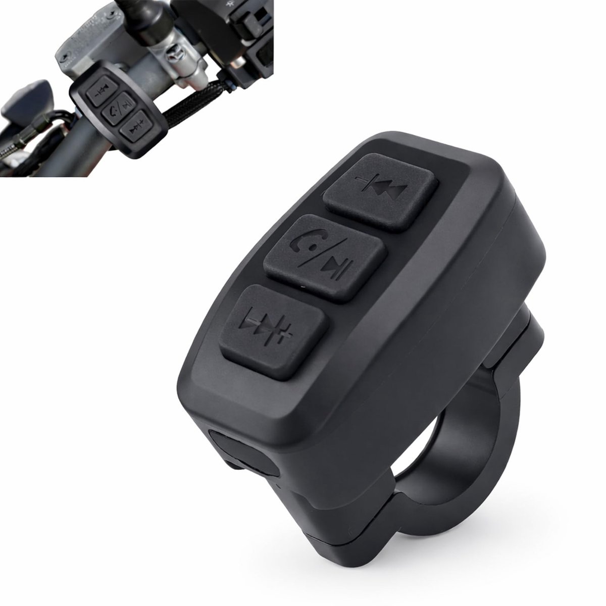 Dailygoods - Dailygoody - Bluetooth-controller - Afstandsbediening voor Fietsmotor - Waterdicht IPX6 - Zwart - Oplaadbaar - 15 Meter bereik