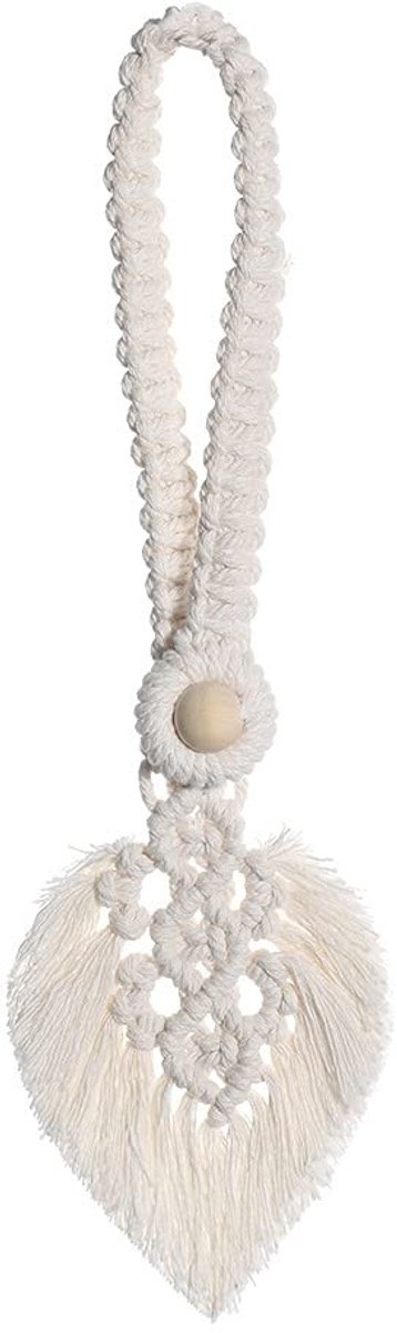 Dailygoods - Dailygoody - Gordijn Tiebacks - Handgemaakte Gordijntouwen - Beige - Decoratieve Touw Holdbacks - Geschikt voor Woonkamer en Slaapkamer