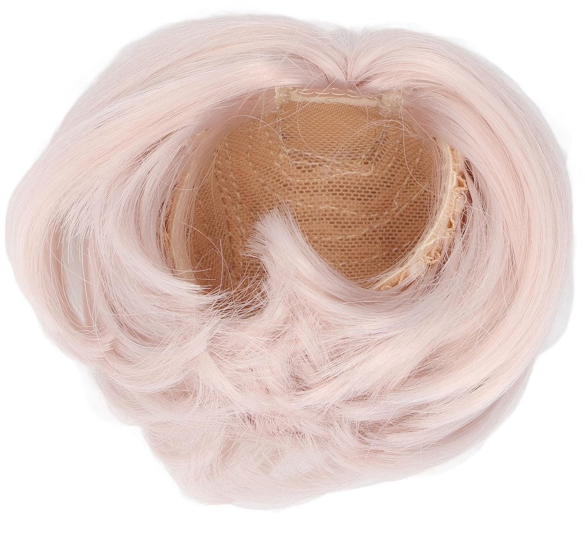 Dailygoods - Dailygoody - Kort Poppenhaar - Zacht Zijdeachtig Kunsthaar - Ideaal voor Mannelijke en Vrouwelijke Poppen - Poppenaccessoire - Voor Creatief Spel