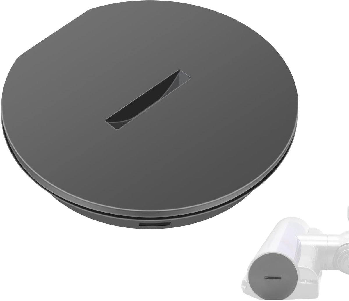Dailygoods - Dailygoody - Vloerborstelkop eindkap - Ingebouwde eindkap voor Dyson - Duurzaam kunststof - Geschikt voor V7 V8 V10 V11 - Eenvoudig te gebruiken