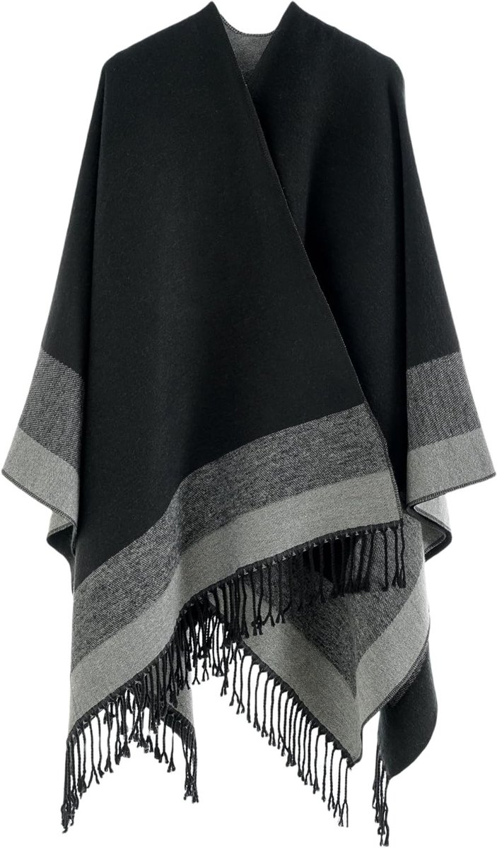 Zachte Poncho Cape Vest voor Dames, Overmaatse Sjaal Sweater voor Avondfeesten, Bruiloften en Reizen