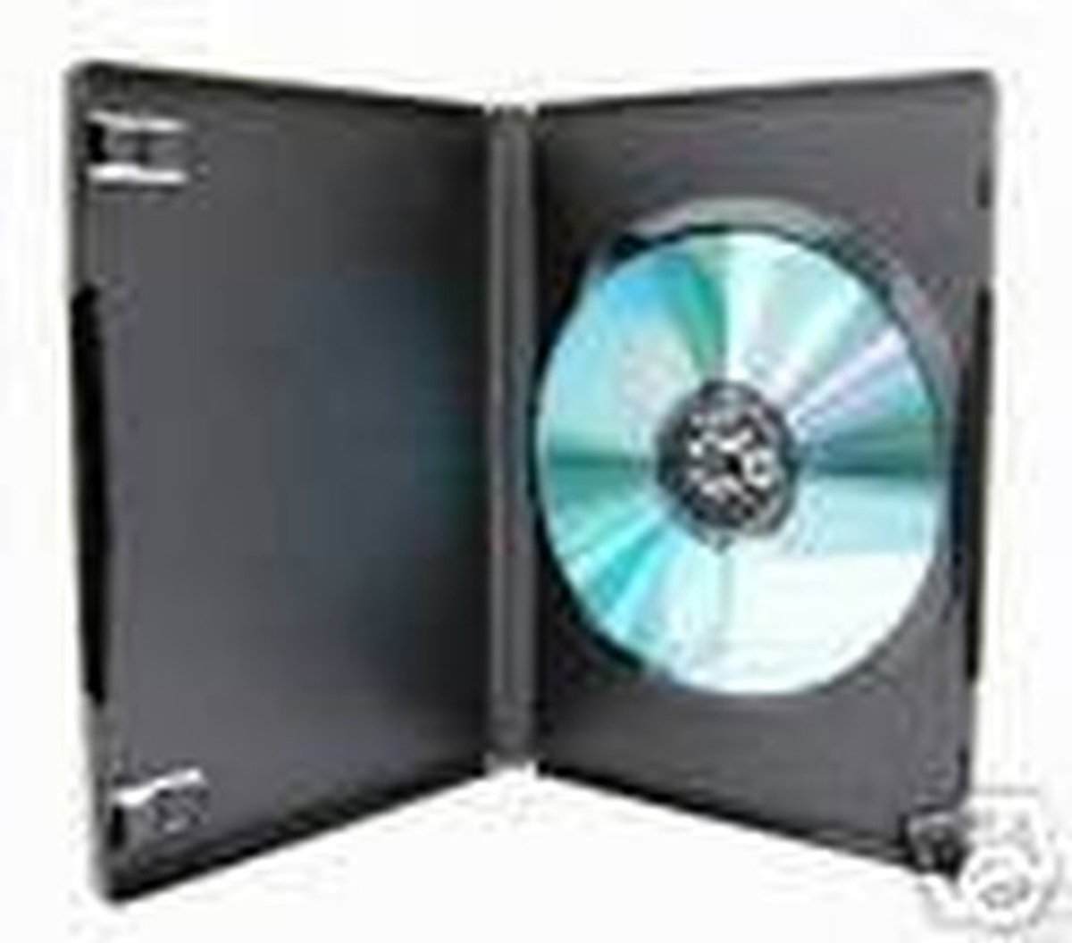 Dailygoods - Dailygoody - Enkele DVD-hoezen - Slanke 7mm DVD-behuizing - 100 stuks - Kunststof hoes - Interne clips - Ideaal voor opslag - Geschikt voor dvd's