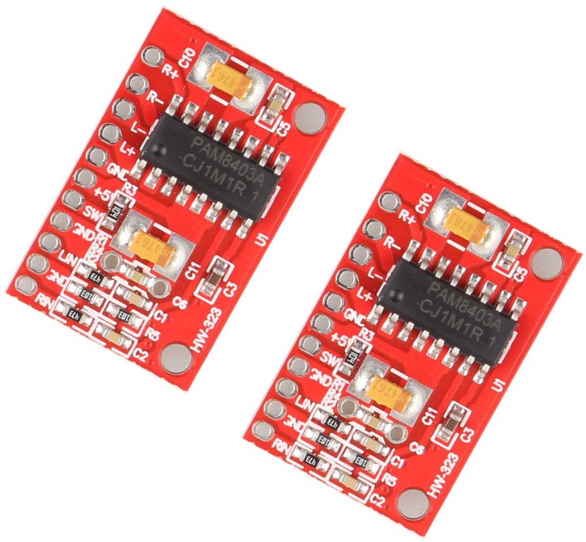 Dailygoods - Dailygoody - PAM8403 Audio Versterker - 2-Kanaals 3W DIY Module - Ideaal voor Elektronica Projecten - Compact en Krachtig - Voor Geluidsversterking - ...