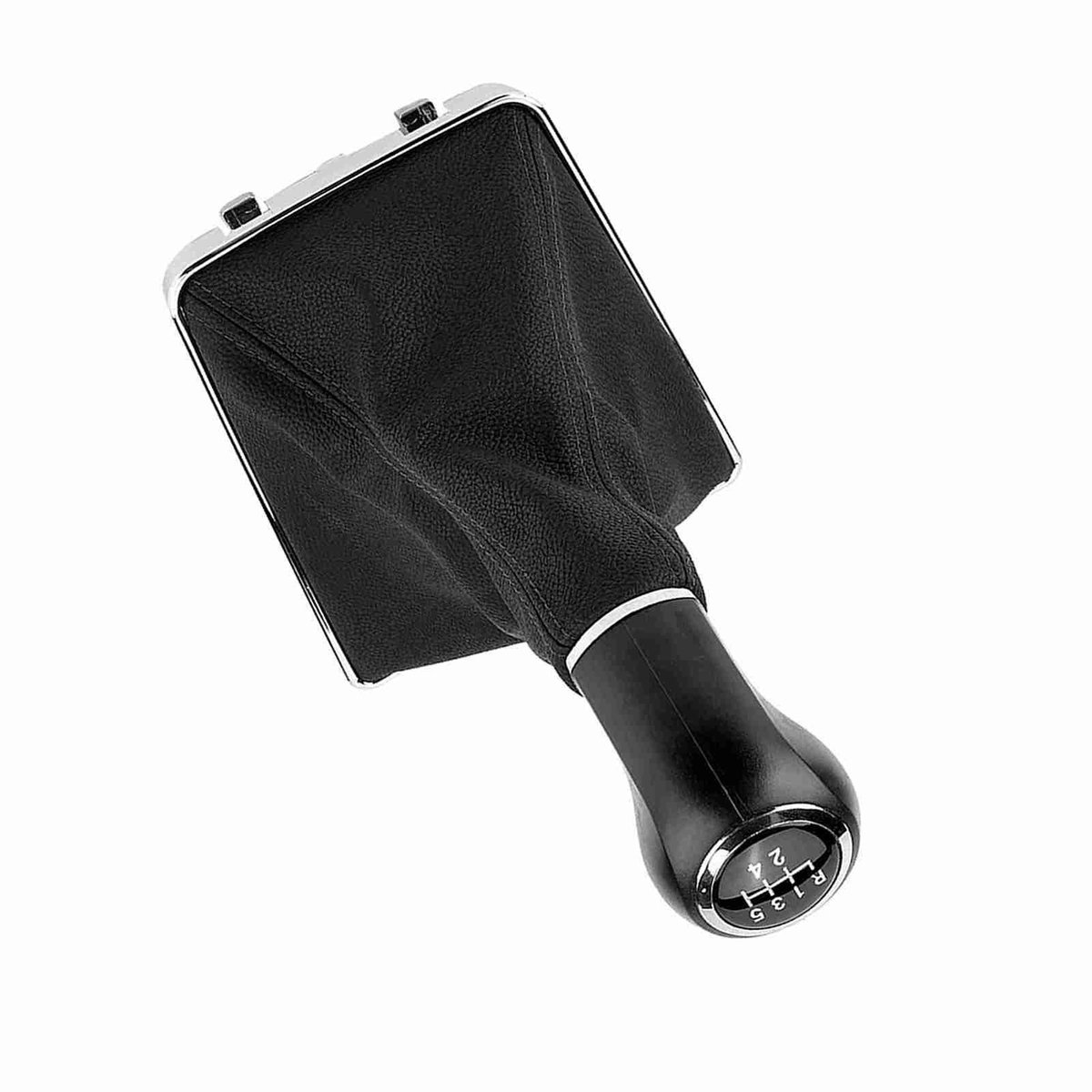 Dailygoods - Dailygoody - Zafira B Schaltknauf - 6-versnellingspookknop - Comfortabel en duurzaam - Zwart Leer - Perfecte vervanging - Geschikt voor 05-10 - 5 ...