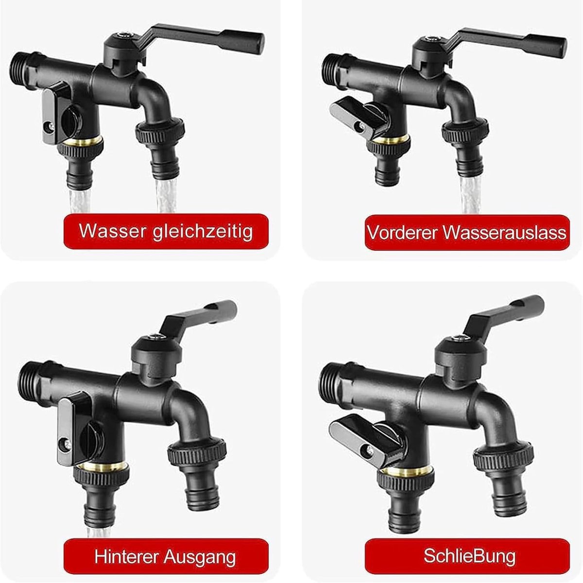 Kogelkraan / Premium kogelkraan - universele waterkraan voor de tuin