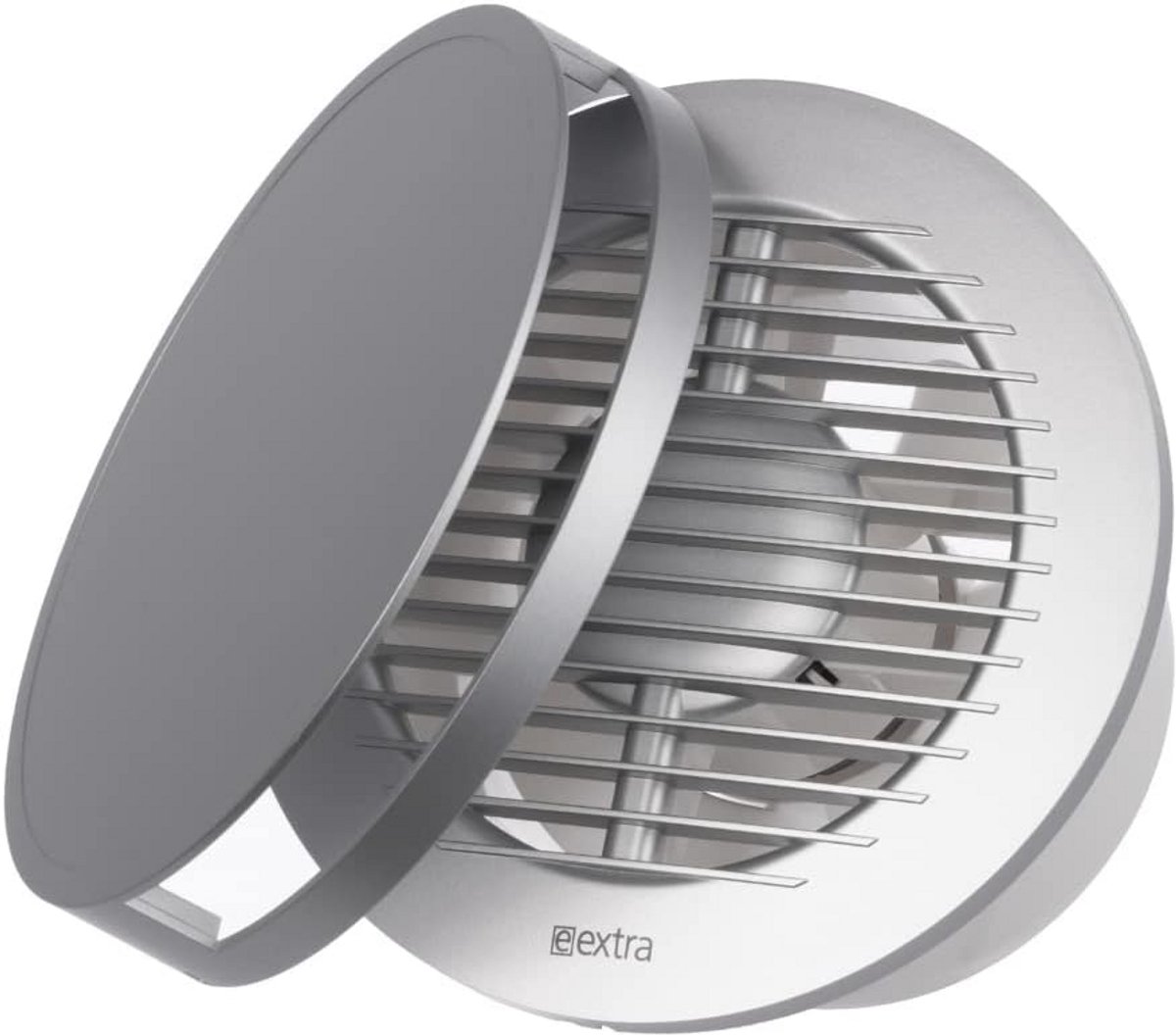 Badkamerventilator Ø 125 mm - Stille Ventilator met Lichtschakelaar voor Badkamer en Toilet