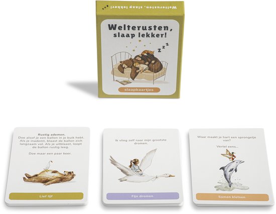 Welterusten, slaap lekker! Kaartenset - Ontspanning voor bedtijd