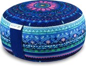 Bol.com Meditatiekussen - yogakussen - vloerkussen - ideale zithoogte 15 cm - binnenkussen met verstelbare speltdopvulling - GOT... aanbieding