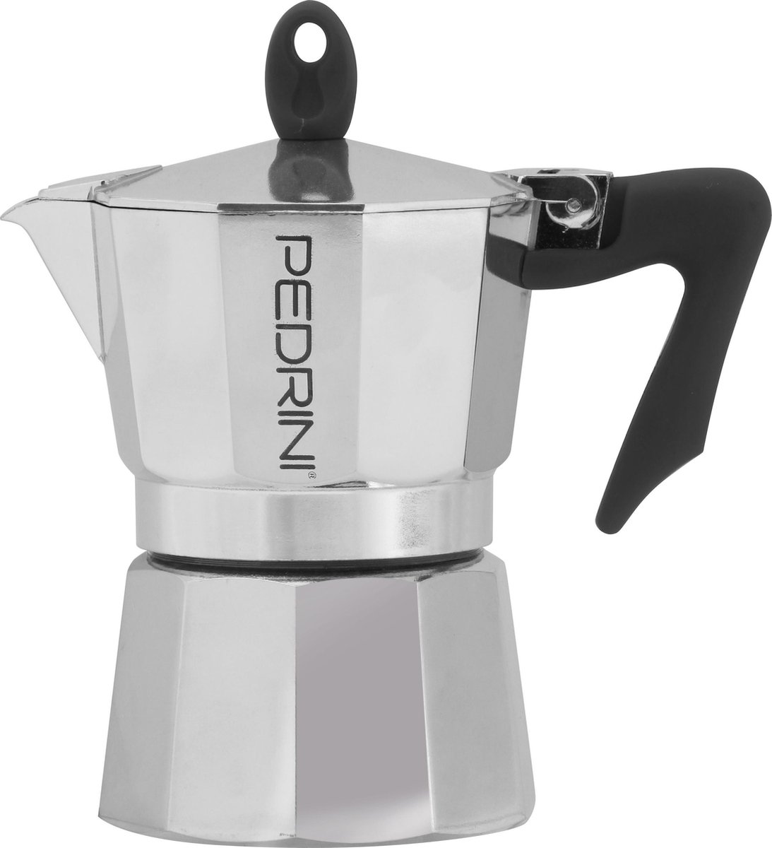 Pedrini 9083-3, Moka Express, Aluminium, 3 kopjes, 115 mm, 115 mm, 178 mm