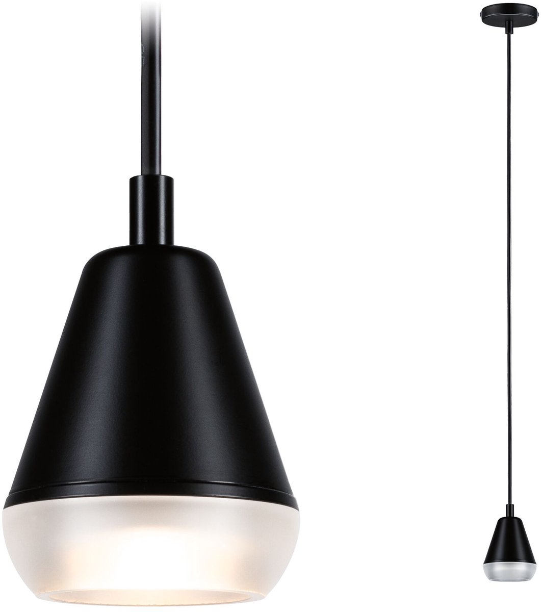 LED-hanglamp Luia GU10 max. 10W Satijn, Zwart mat