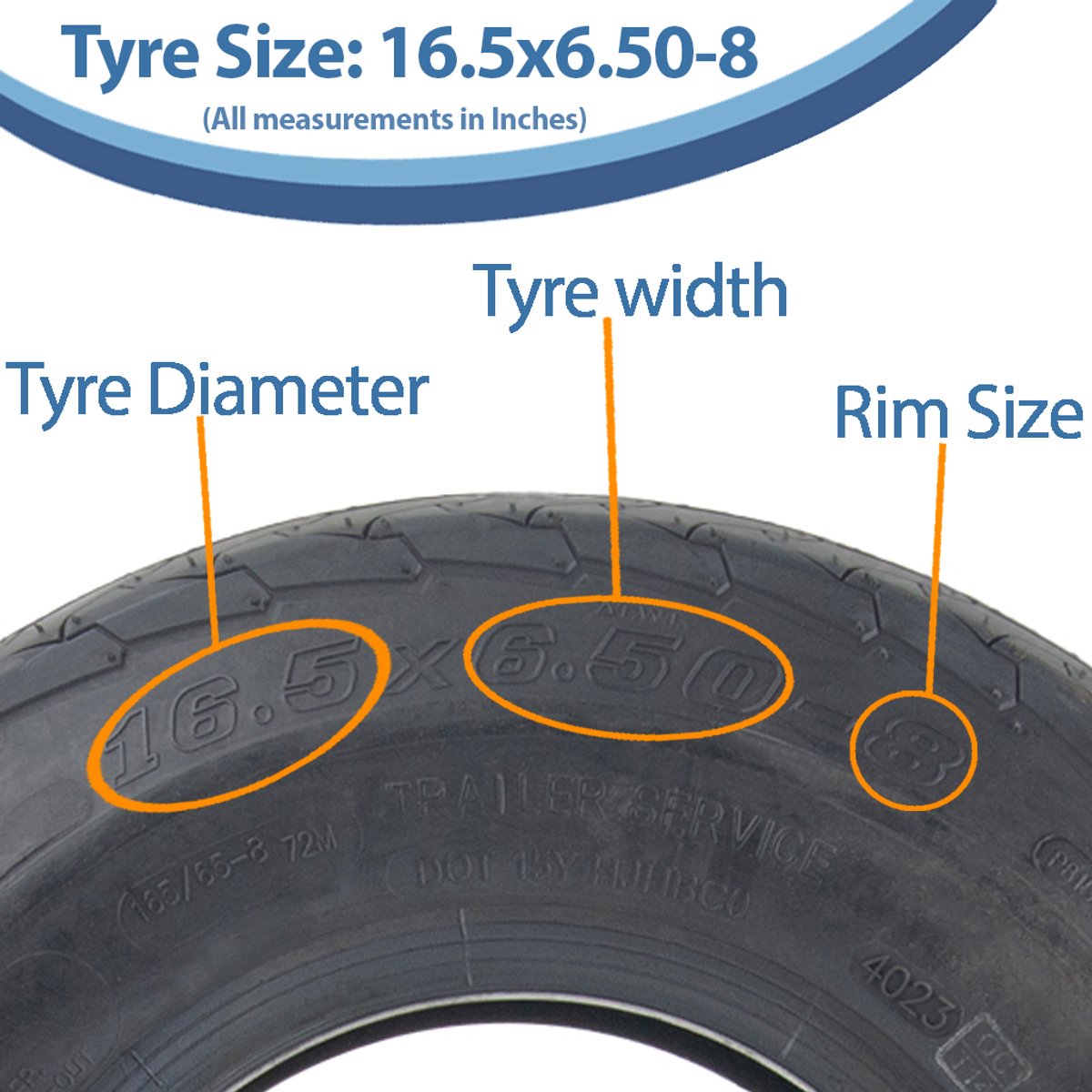 16.5x6.50-8 Aanhangwagenband, 6-laags, Journey P815, goedgekeurd voor de openbare weg, 72M, draagvermogen 355 kg, 165/65-8