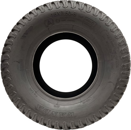 16x7.50-8 Grasmaaierbanden & binnenbanden 4ply Wanda Grass P332 Road Legal (Set van 2) van Wanda — afbeelding 4