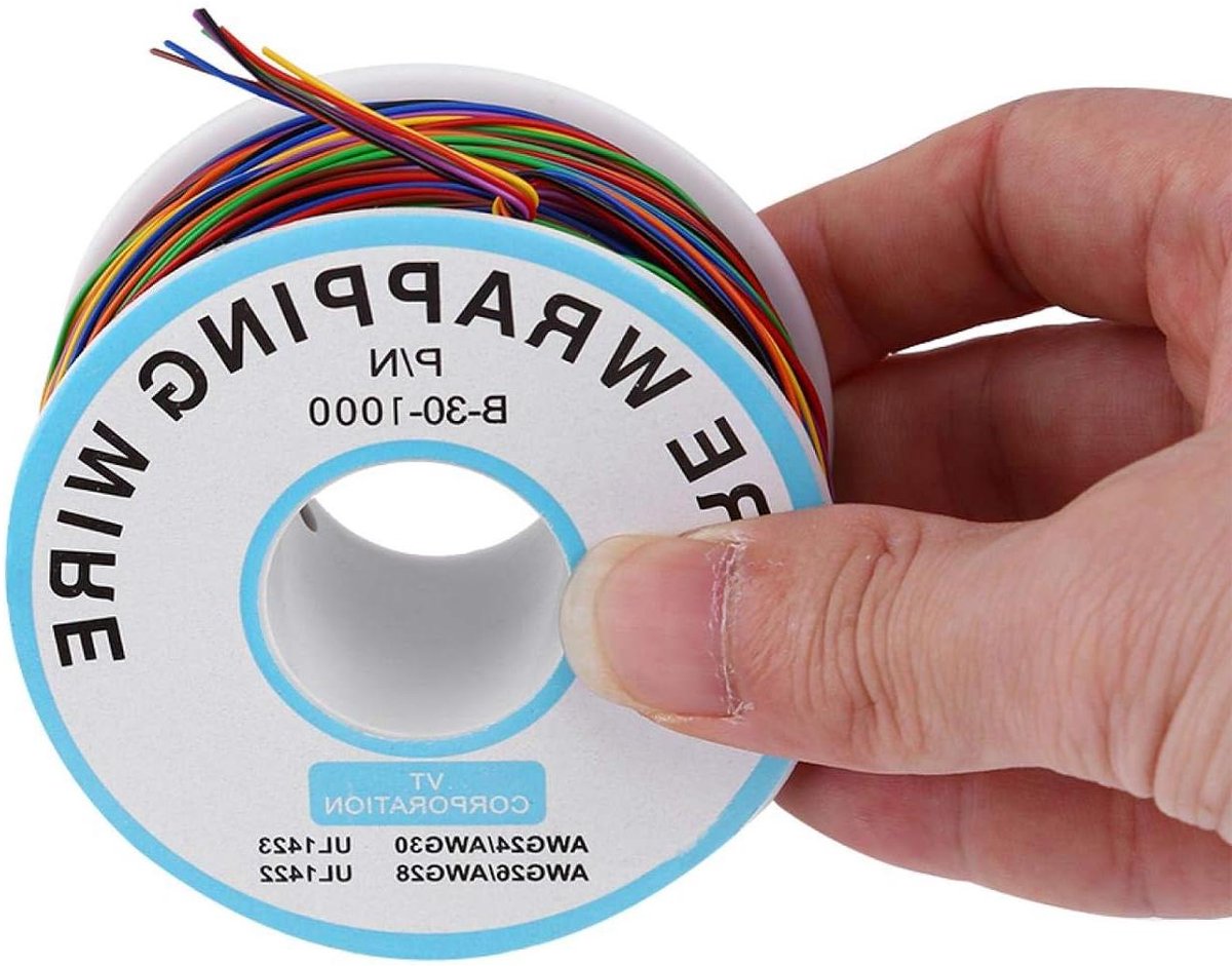 250m Colorful Copper Testing Cable Wire for Laptop Motherboard Breadboard