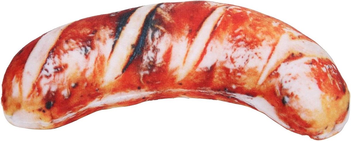 Grilled Sausage Pillow - 3D Simulation Food Plush Toy for Home Decor and Bedroom