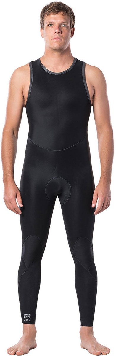 2025 Rip Curl Heren Dawn Patrol 1.5mm Rug Ritssluiting Long John Wetsu