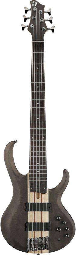 Ibanez BTB606-TGF Transparent Gray Flat - Elektrische basgitaar