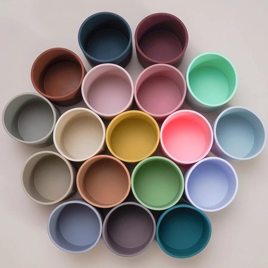 Dutsi - Siliconen - Gobelet - Bleu pastel - Renard