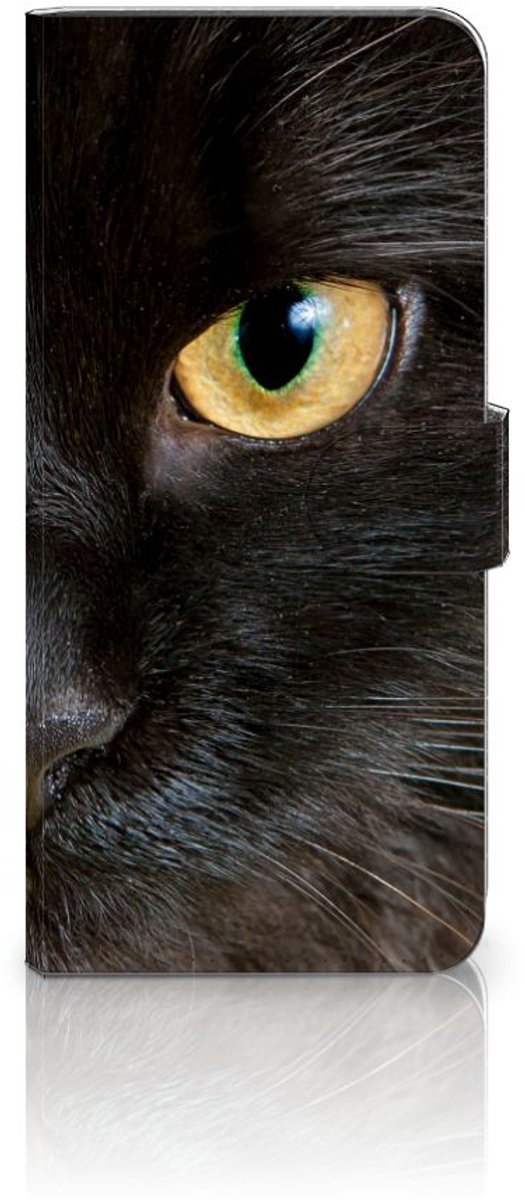OnePlus 13 Telefoonhoesje met Pasjes Zwarte Kat