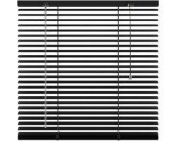 Aluminium Jaloezie 25mm - Mat zwart - 140x180 cm
