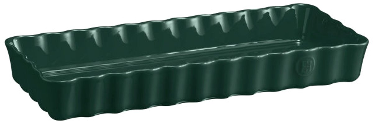Emile Henry Taartvorm lang rechthoekig - 360x150mm - Cèdre