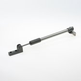 AXA Telescopische Raamuitzetter (type 30 IN) Staal Grijs: Naar binnen draaiend (30 cm).