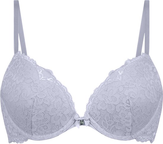 Hunkemöller Dames Lingerie Voorgevormde push-up beugel bh Marine - Paars - maat D75