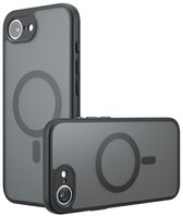 Coque Coverup - Compatible avec iPhone 16 - Coque arrière transparente mate Coverup avec protection pour appareil photo - Compatible MagSafe - Zwart