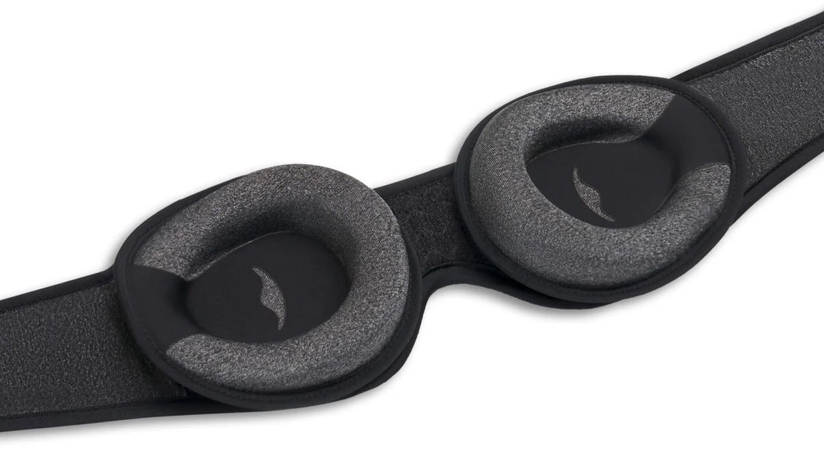 Manta Sleep Mask PRO - 100% verduisterend slaapmasker voor zijslapers - Carbon Black Limited Edition - ademend en comfortabel voor slapen/reizen/dutjes/ploegendienst. Ventilerend & ultrazacht. — afbeelding 6