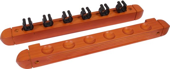 Cue rack for 6 cues Mahogany van Peradon — afbeelding 2