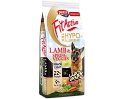 Fit Active Hypoallergenic Senior XXL – Hondenbrokken met lam zonder kip – Hondenvoer voor grote oudere honden – 15 kg