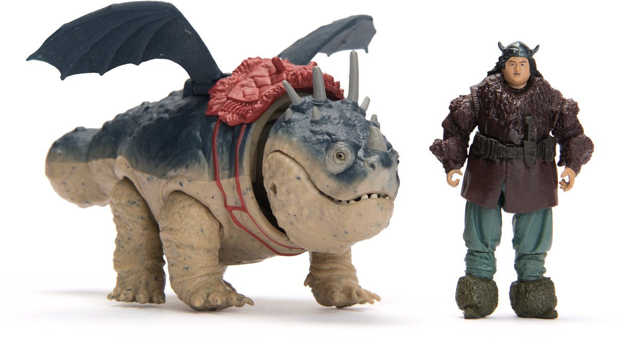 How To Train Your Dragon - Hoe Tem Je Een Draak - Gronkel en Vissenpoot - Viking Duo Actiefiguren - Speelgoed