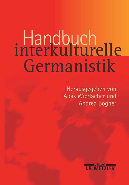 Handbuch interkulturelle Germanistik - cover