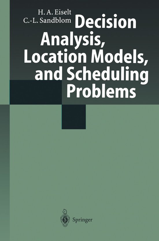 Decision Analysis, Location Models, and Scheduling Problems - cover