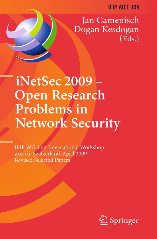 iNetSec 2009 - Open Research Problems in Network Security - cover