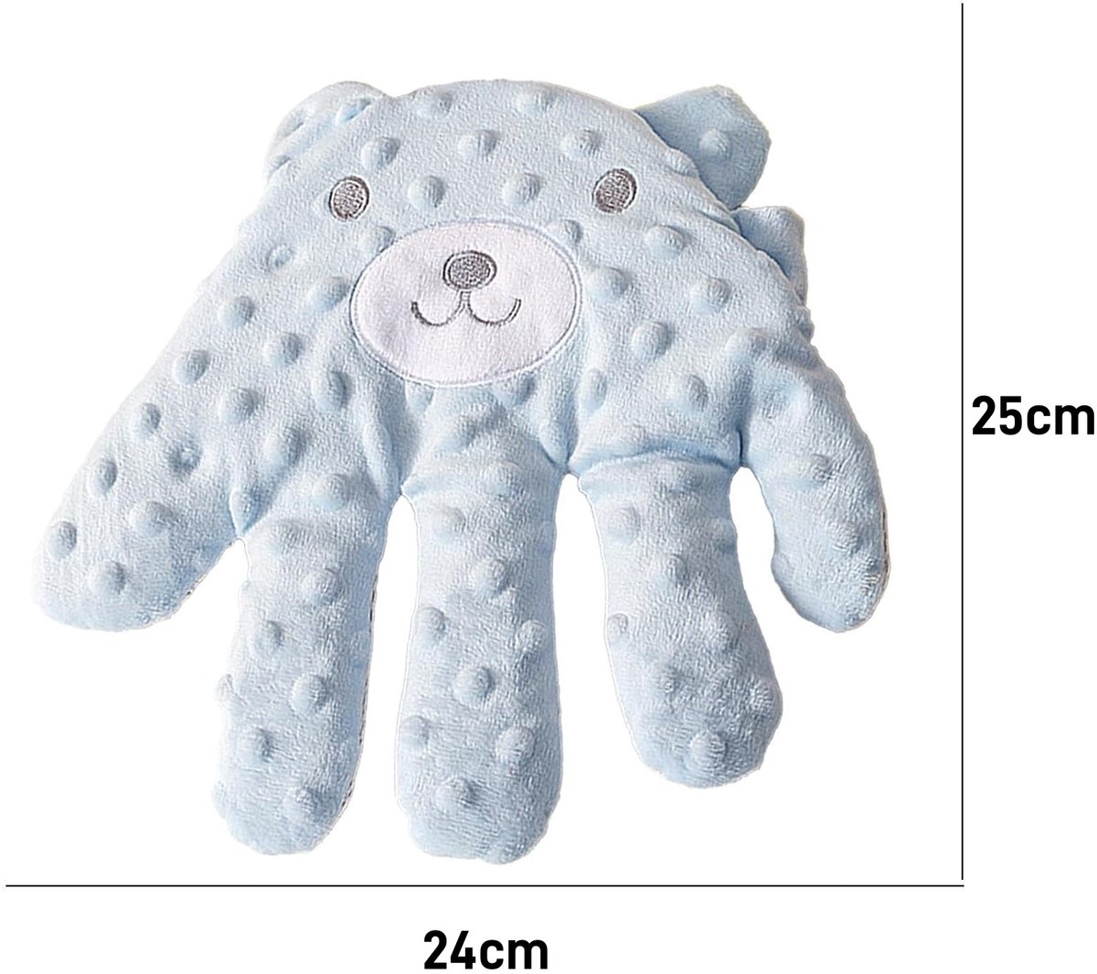 Paume Apaisante Pour Bébé Funmo Avec Télécommande - Jouet De Couchage Bleu En Coton