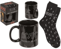 Cadeauset ACDC - mok en sokken - cadeauset - muziekband - giftset - fan - muziekliefhebber