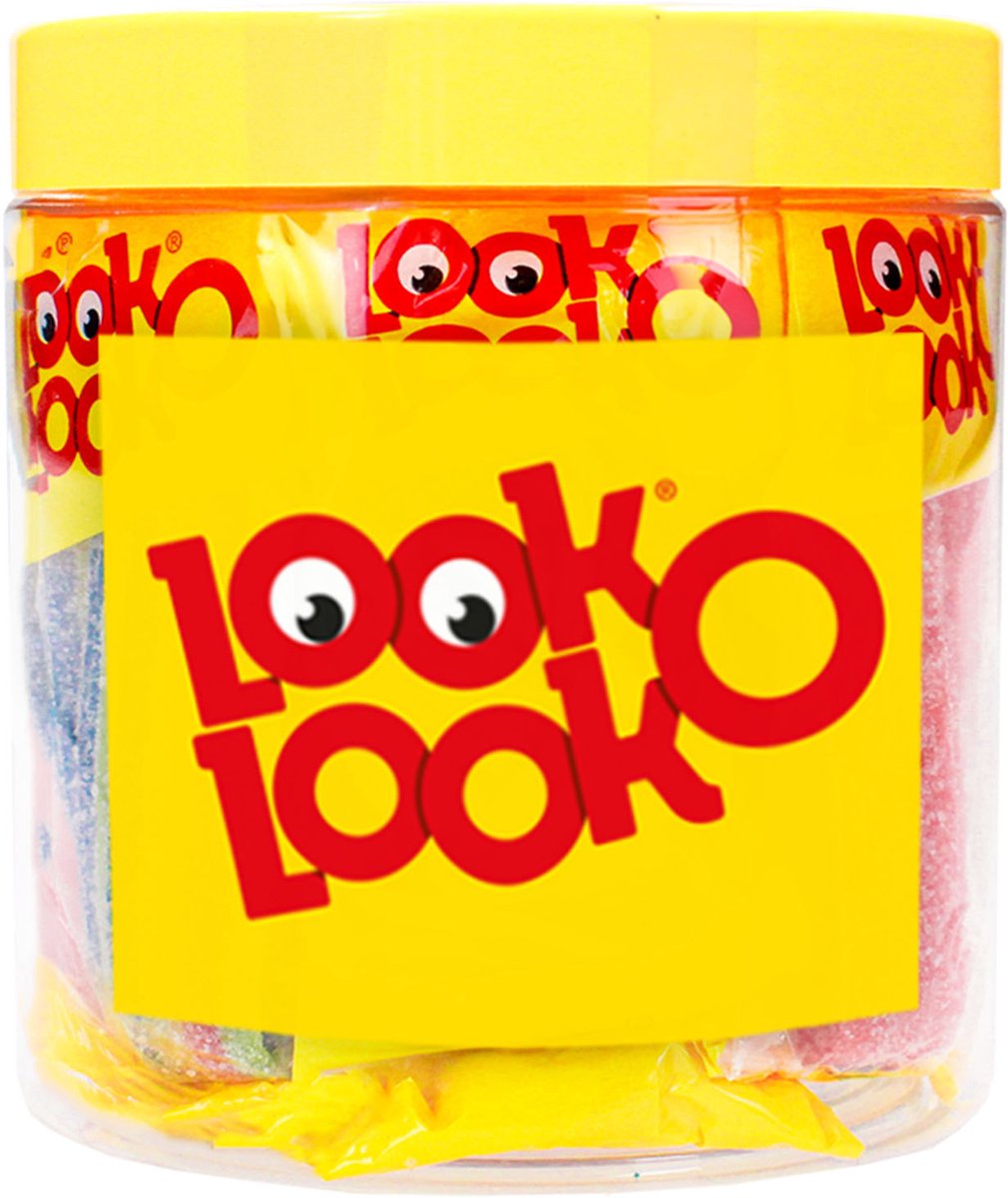 Look-O-Look Candy Top Mix - 4 variëteiten - zure snoepjes - zoete snoepjes - snoepmix - 215g