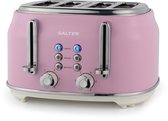 Salter Retro Broodrooster 4 Sneetjes – 6 Bruiningsinstellingen – 1630W