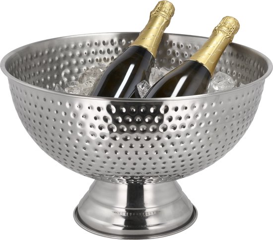 Champagnekoeler met ophangbeugel graveren