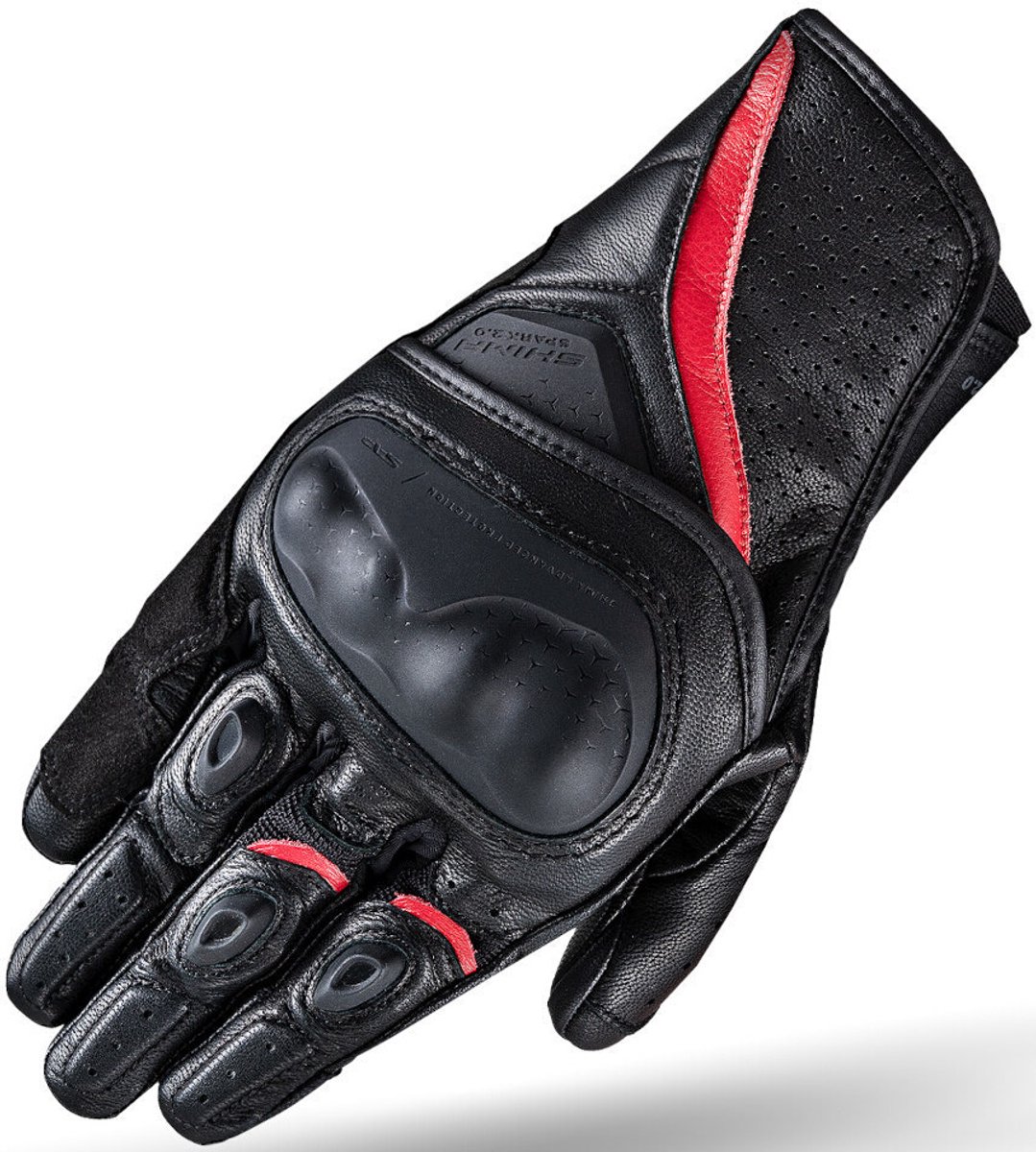 SHIMA Spark 2.0 Zwart Rood Handschoenen - Handschoen