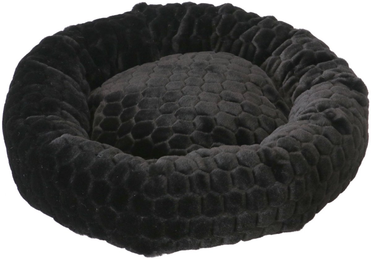 Adori Donut Faiza - Kattenmand - Ø50x17 cm Zwart