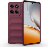 Coverup Hoesje - Geschikt voor Motorola Edge 60 / 60 Fusion Hoesje - Coverup Hands-On Rugged Back Cover - Bordeaux