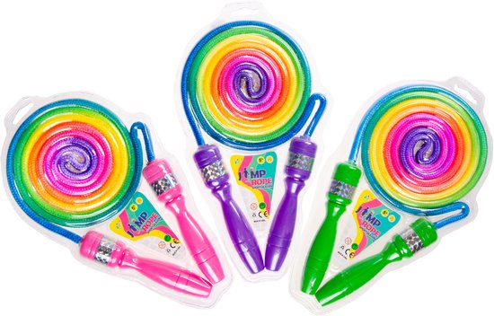 Duckiez Springtouw Regenboog - 1 stuk