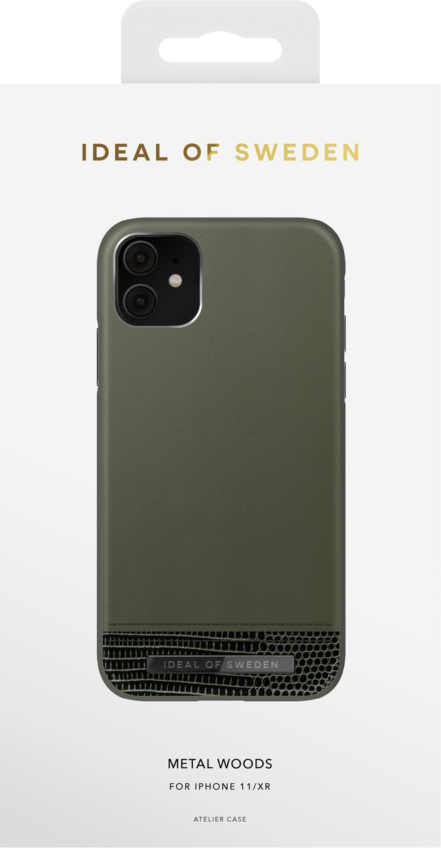 iDeal of Sweden Atelier Case Unity voor iPhone 11/XR Metal Woods