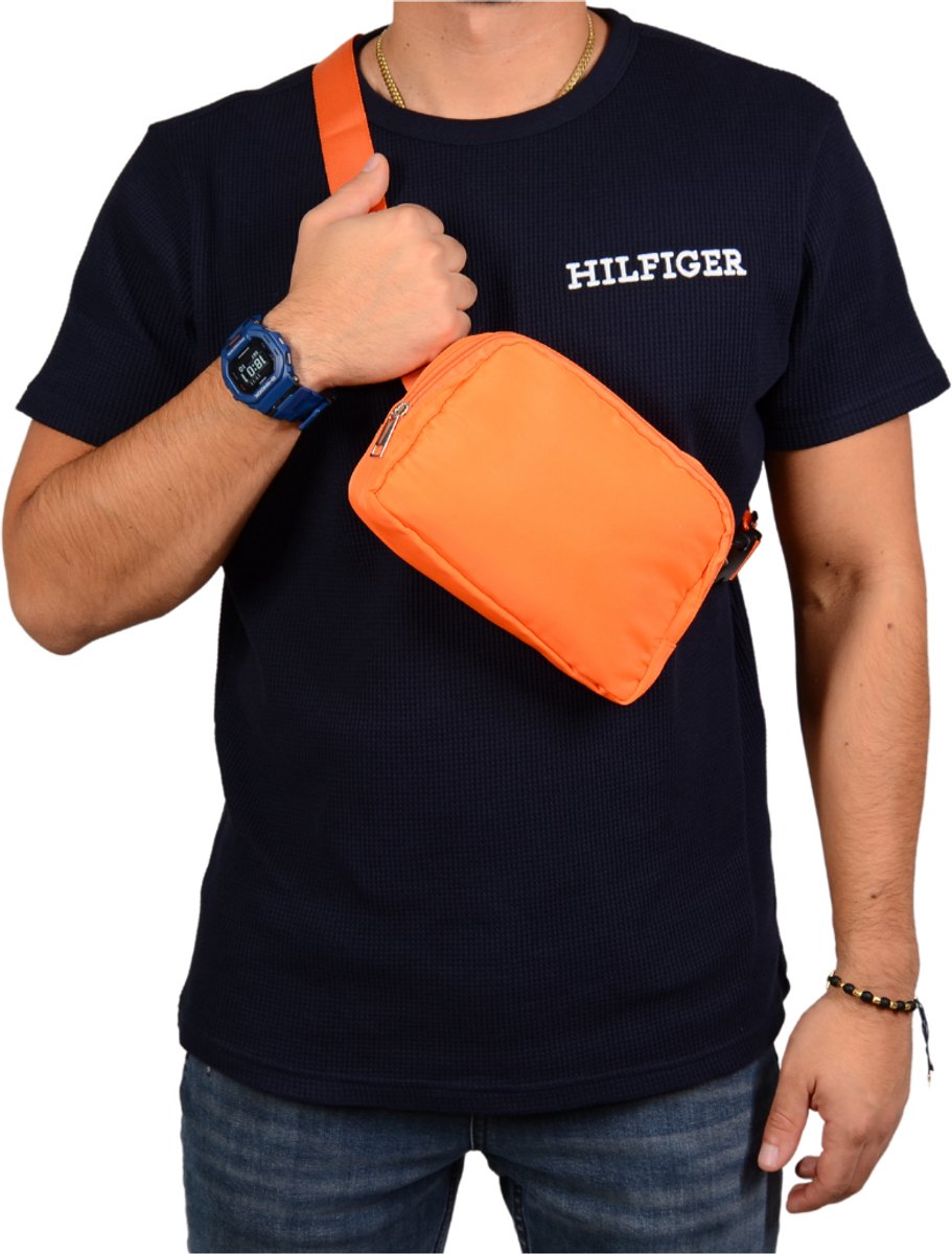 S4D® - Heuptas - Fanny Pack - Buideltas - Schoudertas - Heuptasje Dames en Heren - Ideaal Voor Al Uw Stijlvolle Outfits - Beatiful Orange