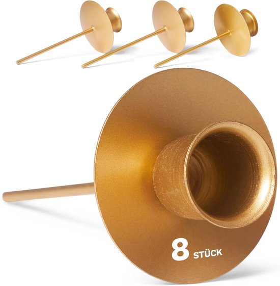 8 Stück Novaliv Teelichtaufsatz klar 8 cm Glasaufsatz für