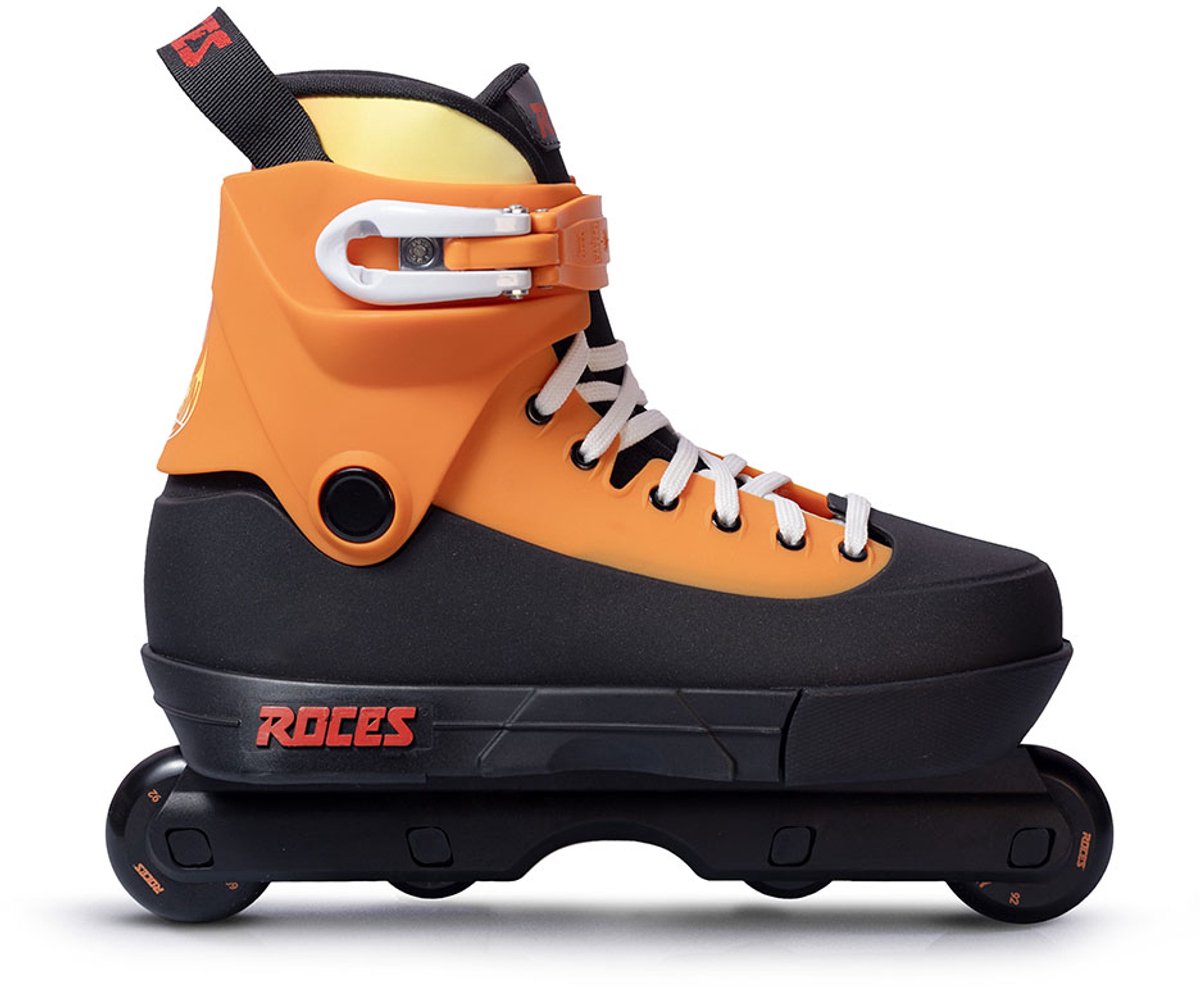 Roces 5th Element Savosin Fire Stunt Skates Volwassenen – Aggressive Inline Skates Zwart