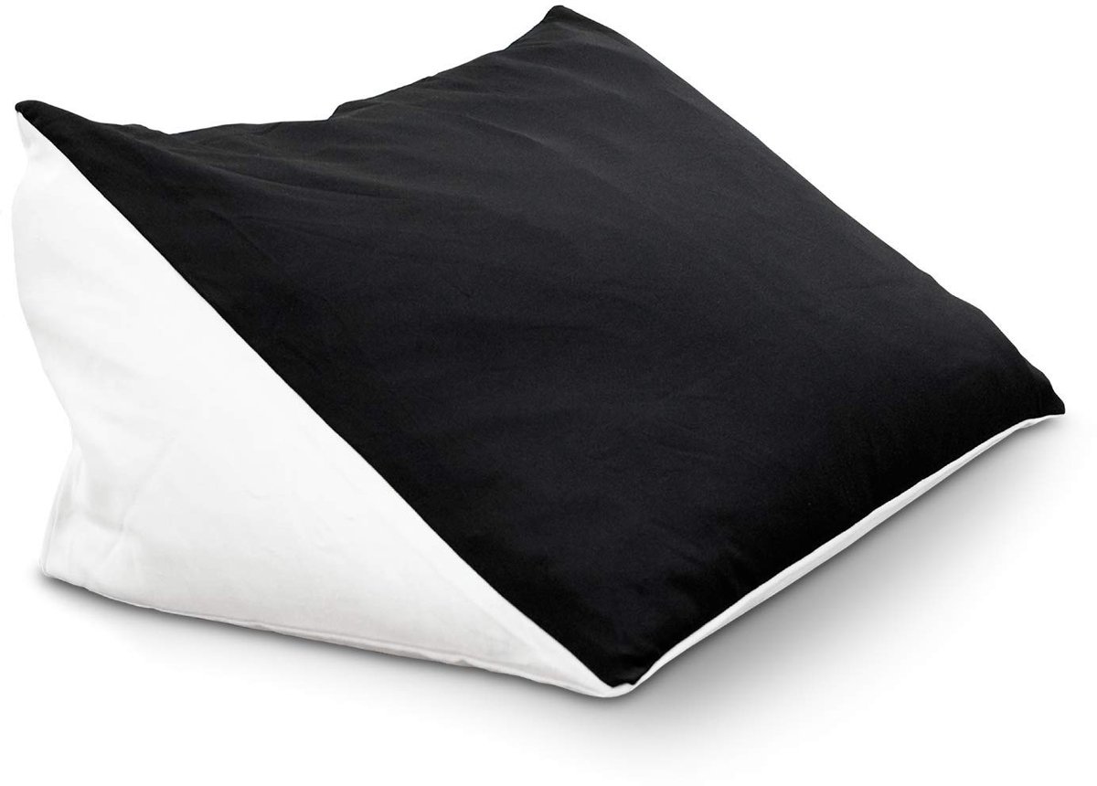 Ibenzoa® Ergonomisch Leeskussen met Wigvorm en Microparels voor Optimale Ondersteuning