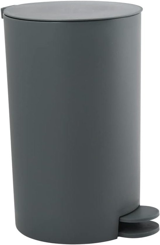 SULO Vuilnisbak MGB 120, Afvalbak, Afvalemmer, Grijs met Bruin Deksel, 120 Liter Inhoud